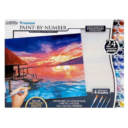 ArtSkills® Premium Cabana Paint-by-Number Kit